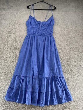 Altar'd State Women's Blue Spaghetti Strap Maxi Dress